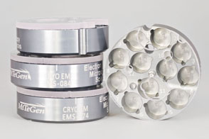 Cryo Pucks for Cryo-EM Grid Boxes