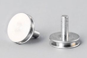 Standard SEM Specimen Mount, Dia: 12,7mm, slotted head, 3,1mm tapered end pin, Al
