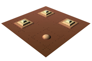 3D calibration structures for 4Q BSD SEM