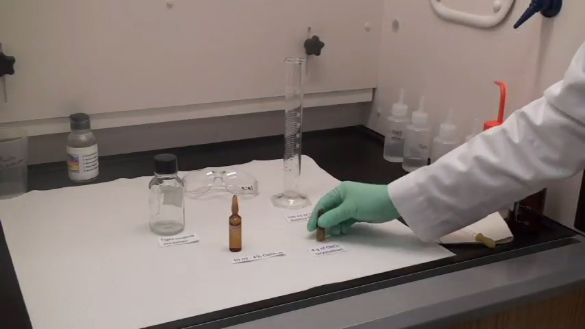 How to Mix Osmium Tetroxide