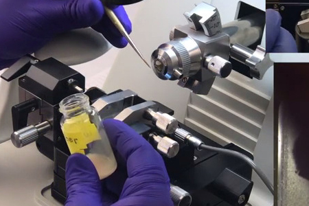 Glue Application for Serial Sectioning