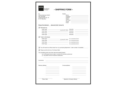 Shipping Form