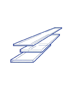 Capillary Micro Glass Slide, 0,02x0,2mm, Length 50mm