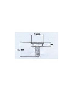 Specimen Mount, slotted head, Al Standard