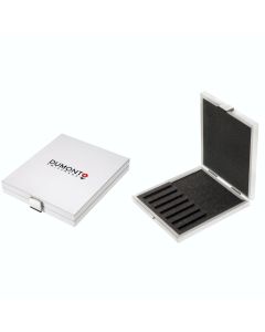 Dumont storage box for 7 tweezers, each