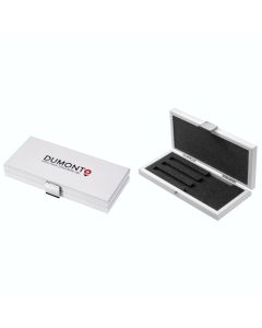 Dumont storage box for 3 tweezers, each
