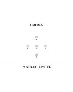 Correlative Microscopy Coverslips® CMC34A Grid Schematics