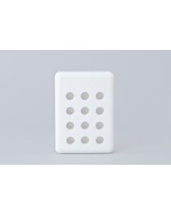 Kapsel Einbettform Typ C, 12 Vertiefungen, 16x8mm, Spitze flach, 1 Stück