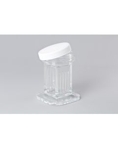 Glass Coplin Staining Jar, Screw Cap, hight 8,75cm, 4 pieces