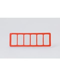 Secure-Seal™, Hybridization Chamber, 6 rectangular Chamber, 9,8x20,0mm, Depth 0,6mm