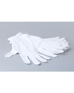 Cotton Gloves, Medium, 6 pairs