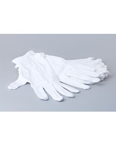 Cotton Gloves, Large, 6 pairs