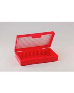 Color Microscope 25-Slide Box, different colors