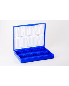 Color Microscope 100-Slide Box, different colors