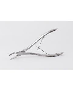 Knochen-Zange, Friedman, mini, gebogen, 140mm