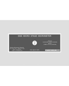 Micro Stage Micrometer SM-12