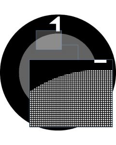 TEM Grids, 1500 Mesh, thin bars, square, Ni, 15 pieces