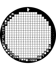 TEM Grids, Finder, 200 Mesh, square, Au, 25 pieces