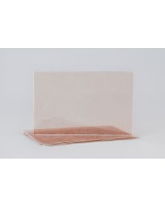 Mica Sheet, V5 Quality, 50x75mm, 0,15-0,21mm thick, 10 pieces