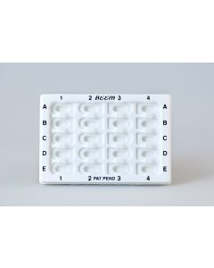 BEEM® Specimen Block Storage System 2000®, Blocklock Aufbewahrungsmodul für flache Blöcke, für 20 Bl--4-