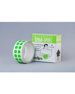 Tough-Spots® on a Roll, Dia: 9,5mm, green, 1000 pieces