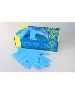 Handschuhe, Nitril, blau, puder-frei, Grösse: Large, 100 Stück--3-