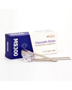 MS300 - MICROS Disposable Microtome Special Blades for hard tissue (e.g. bones), Low Profile, 50 pieces