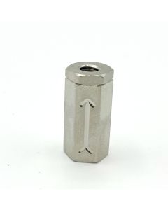 Replacement check valve for the rinse system