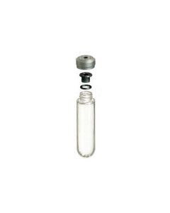 OSR threaded Bottle, Polypropylene, 25x89mm, Assembly, Aluminum Cap, Sorvall-type, each