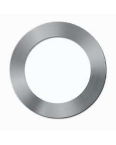 Ring target on carrier, Pt, 99.99%, OD=82mm, ID=60mm, 0.1mm thick, each
