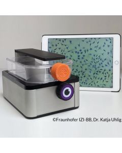 ioLight - Portable Digital Inverted Microscope, 400x, 1mm field of view, 1µm high resolution