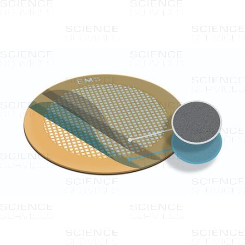 TEM Grids, Formvar/Carbon Film coated, 300 Mesh, thin Bars, square, Cu