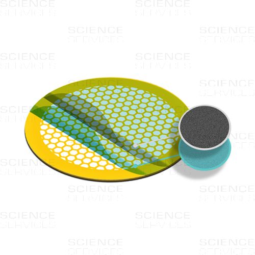 TEM Grids, Formvar/Carbon Film coated, 300 Mesh, thin Bars,hexagonal, Au