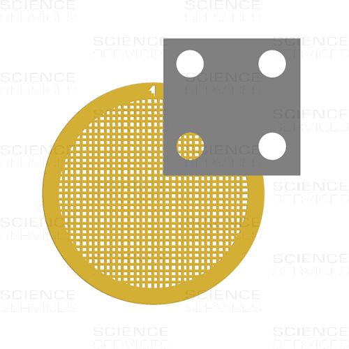 C-flat™ thick, 2,0µm Hole Size, 4,0µm Hole Spacing, Au