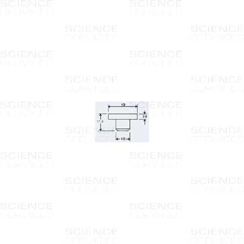 Specimen Mount, Coates & Welter, Dia: 19mm, Al Standard