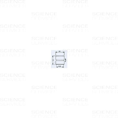 Specimen Mount, JEOL, Dia: 10mm, center slotted