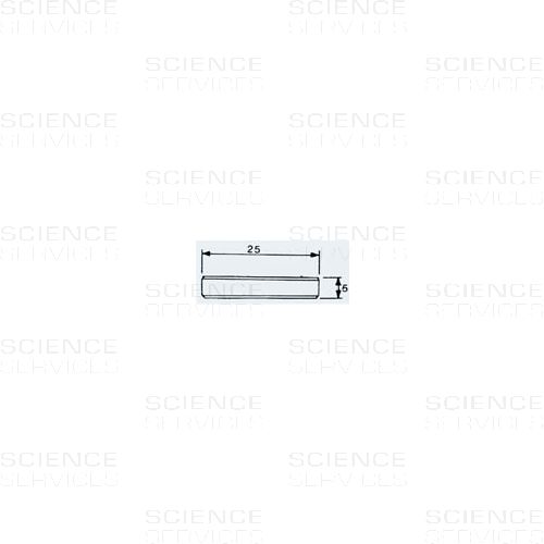 Specimen Mount, JEOL JSM 840, Dia: 25mm, Height: 5mm/10mm, Al Standard