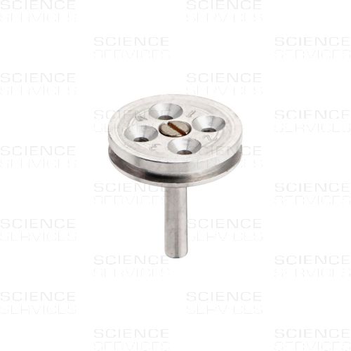 SEM grid holder for 4 TEM grids, D: 12,7mm, Al, brass screw, each
