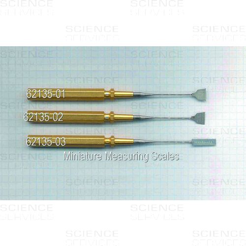Miniature Measuring Scales, Calibrated to 0,1mm, total 5mm