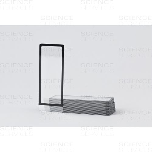 HybriWell™ Fluorescent Friendly Chambers, 1 rectangular Chamber, 22x60mm, Depth 0,25mm