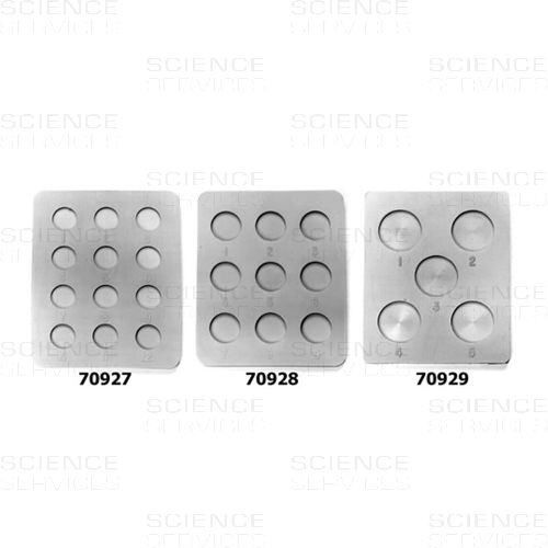 Flat Embedding Mold, round, numbered cavities