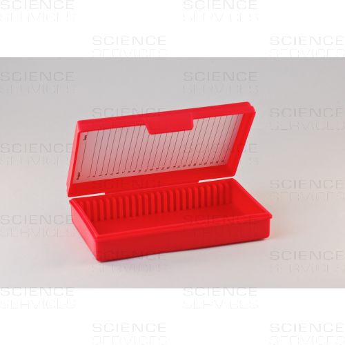 Color Microscope 25-Slide Box, different colors