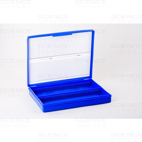 Color Microscope 100-Slide Box, different colors