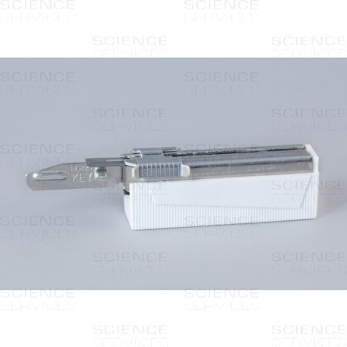 Injektor-Klingen für Vibratomschnitte im Spender, Edelstahl, PTFE-beschichtet, 10x 20 Stück