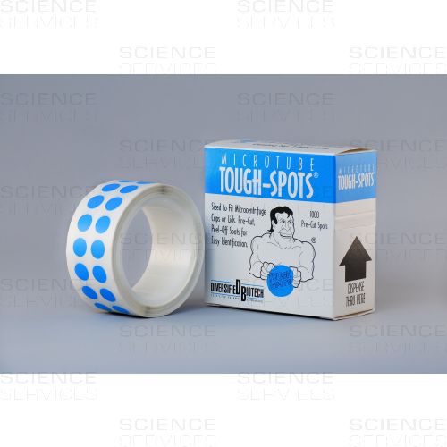 Tough-Spots® on a Roll, Dia: 9,5mm, blue, 1000 pieces