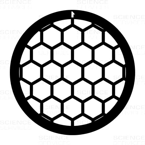 TEM Grids, 50 Mesh, hexagonal, Cu, 100 pieces
