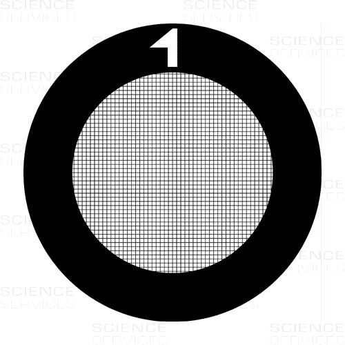 TEM Grids, 600 Mesh, thin Bars, square, Cu, 100 pieces