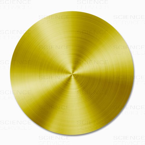 Sputter target, gold, Ø57mm x 0.3mm, 99.99% Au, each